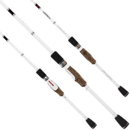 FAVORITE FISHING USA WHITE BIRD SPINNING ROD - HAND HELD ANGLES