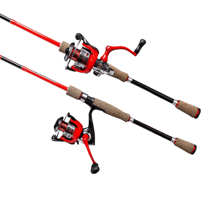 FAVORITE FISHING BRUSH DOBBER CRAPPIE SPINNING COMBO - 2 ANGLES