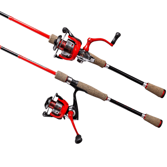 FAVORITE FISHING BRUSH DOBBER CRAPPIE SPINNING COMBO - 2 ANGLES