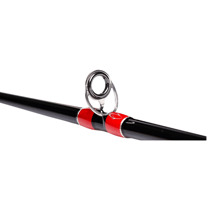 FAVORITE FISHING USA BRUSH DOBBER CRAPPIE SPINNING ROD - MIDDLE ROD ANGLE