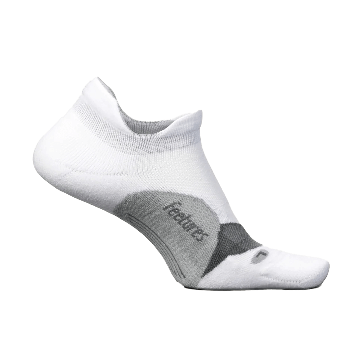 FEETURES ELITE LIGHT NO SHOW TAB SOCKS WHITE