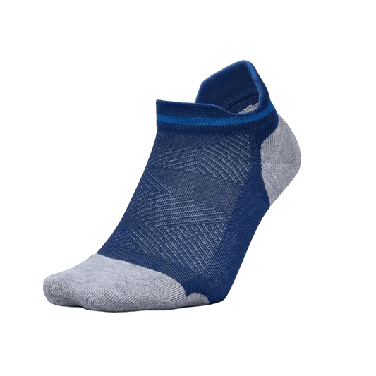 FEETURES ELITE MAX CUSHION NO SHOW TAB SOCKS NAVY MIST