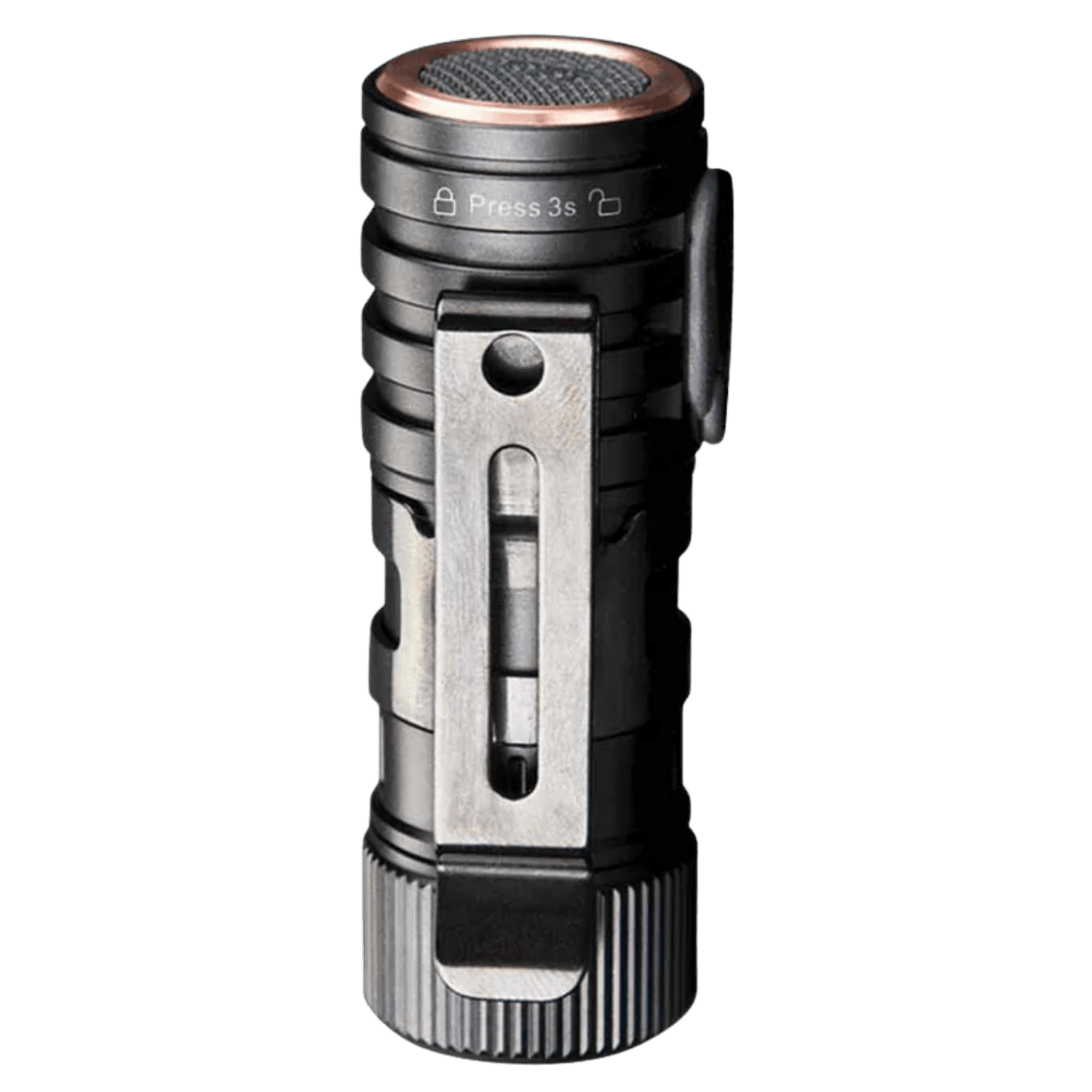 FENIX HM50R V2.0 RECHARGEABLE HEADLAMP - BLACK - BACK VIEW