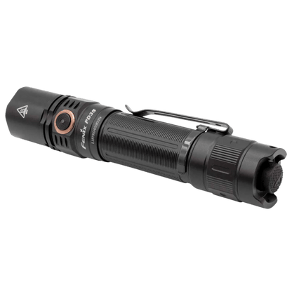 FENIX PD35 V3.0 FLASHLIGHT - BLACK - BACK VIEW 