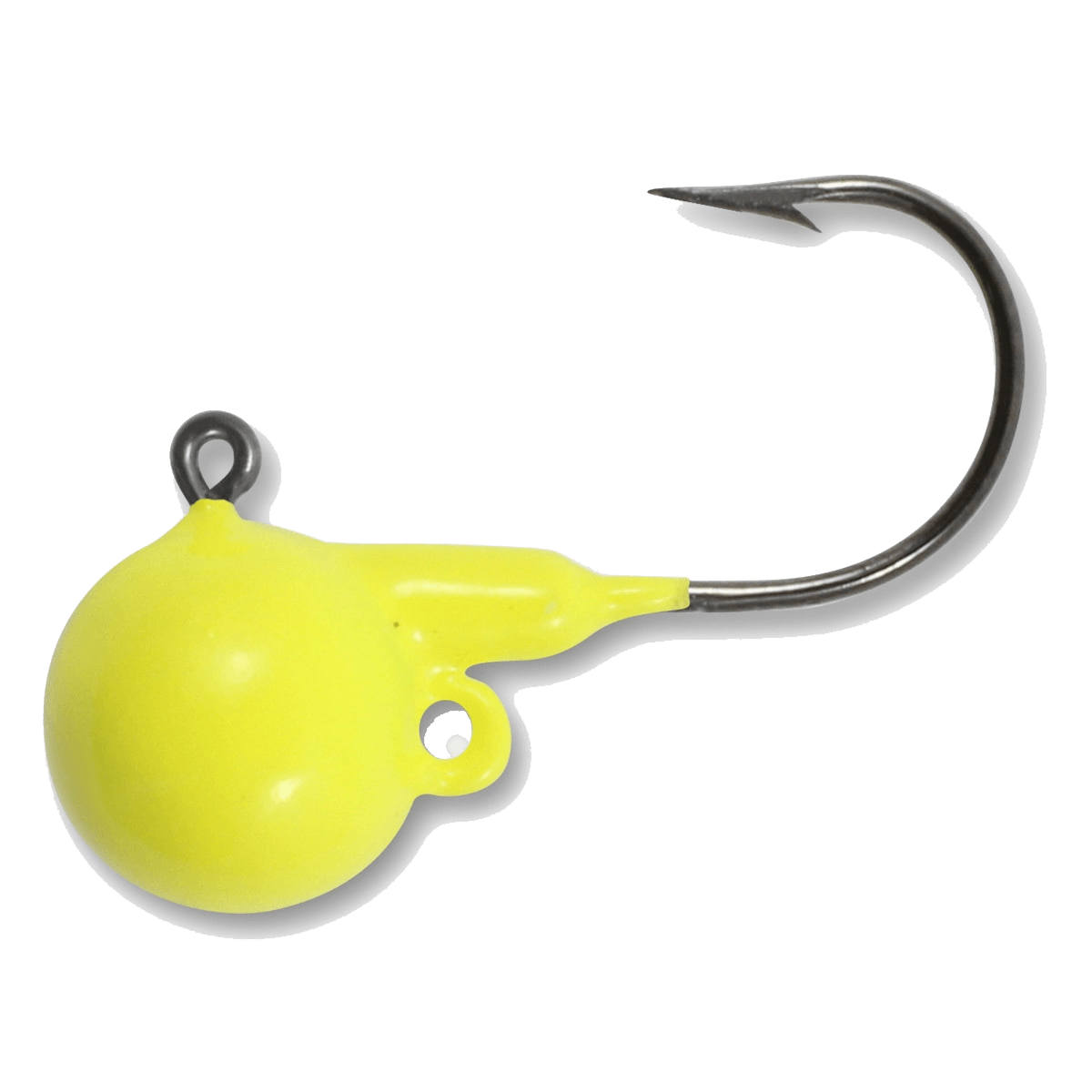 FIRE-BALL JIG 4CARD SUPER GLO CHARTREUSE