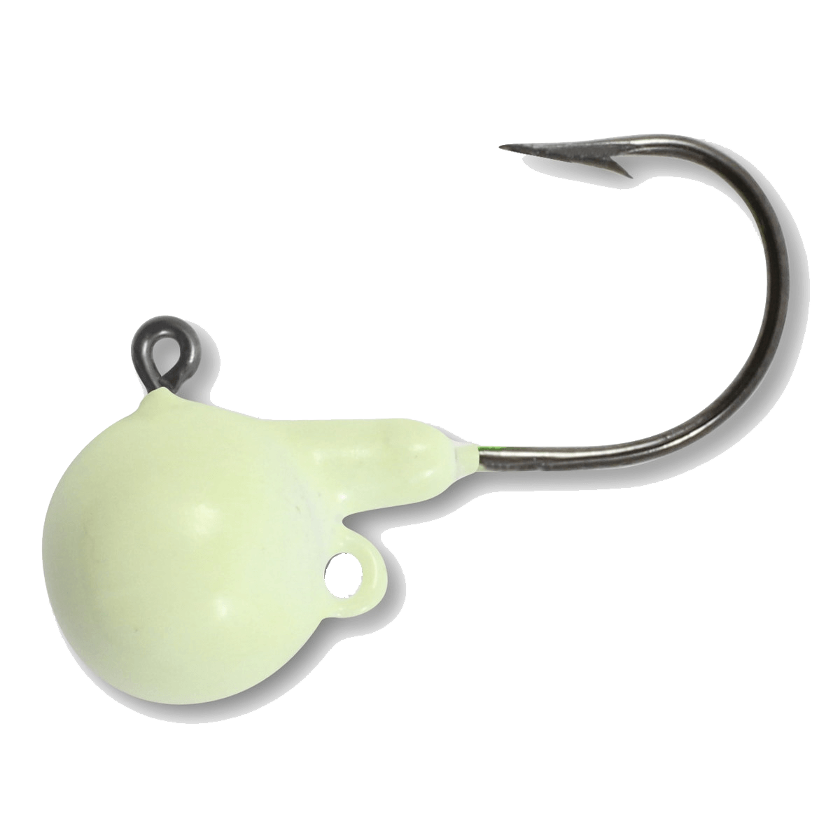 FIRE-BALL JIG 4CARD SUPER GLO LUMIESCENT