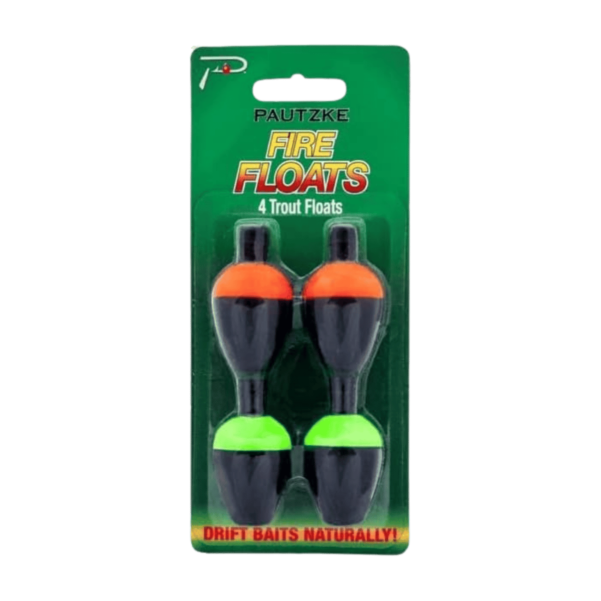 PAUTZKE BAIT FIRE FLOATS 4PK - ASSORTED