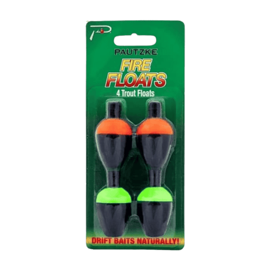 PAUTZKE BAIT FIRE FLOATS 4PK - ASSORTED