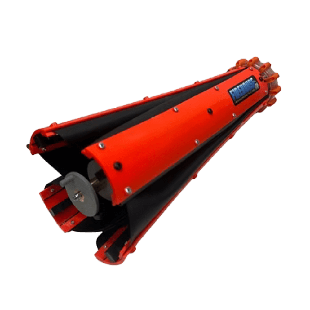 FIREHOUSE LIGHTED TIP-UP - ORANGE IN CLOSED POSITION