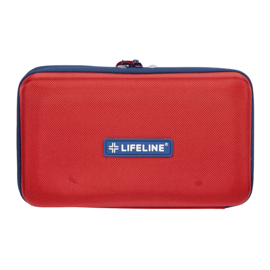 LIFELINE DELUXE HARD-SHLL FOAM FIRST AID 121-PC KIT