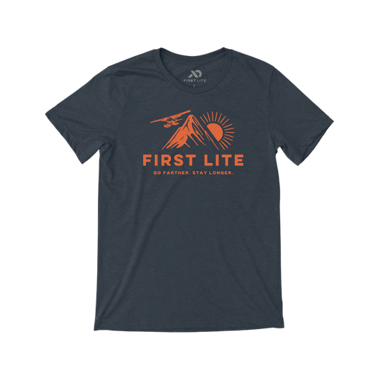 FIRST LITE AT FIRST LITE 2.0 T-SHIRT NAVY