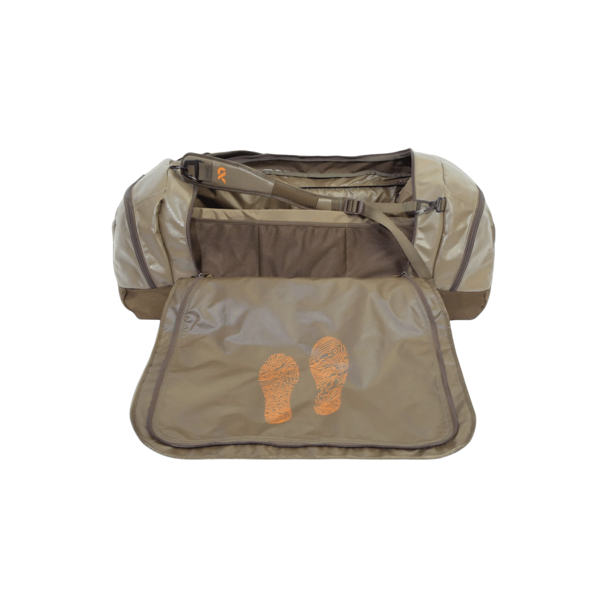 FIRST LITE DIRTBAG DUFFLE 100L DRY EARTH
