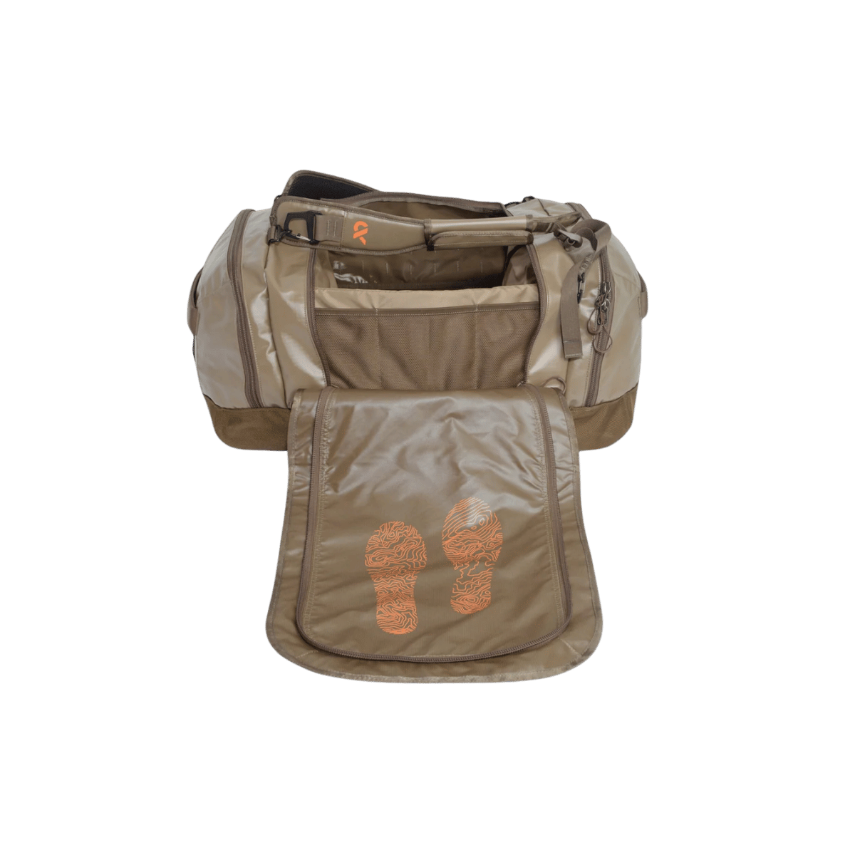 FIRST LITE DIRTBAG DUFFLE 70L DRY EARTH