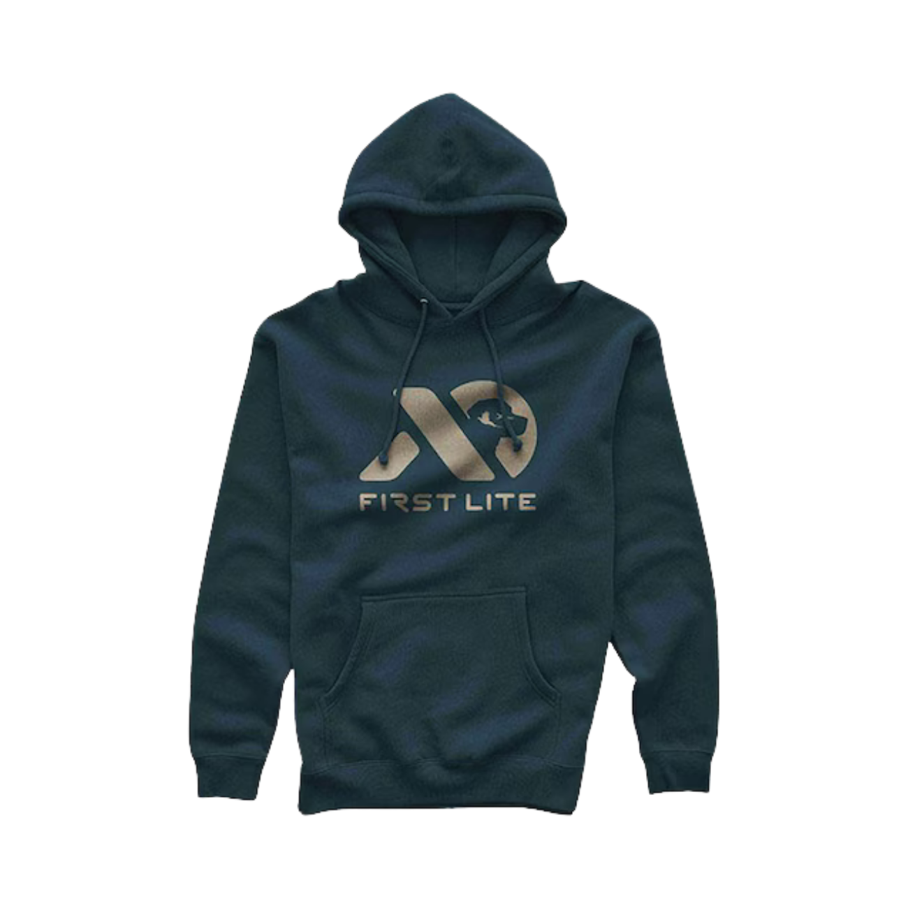 FIRST LITE PHEASANT LOGO HOODY NAVY
