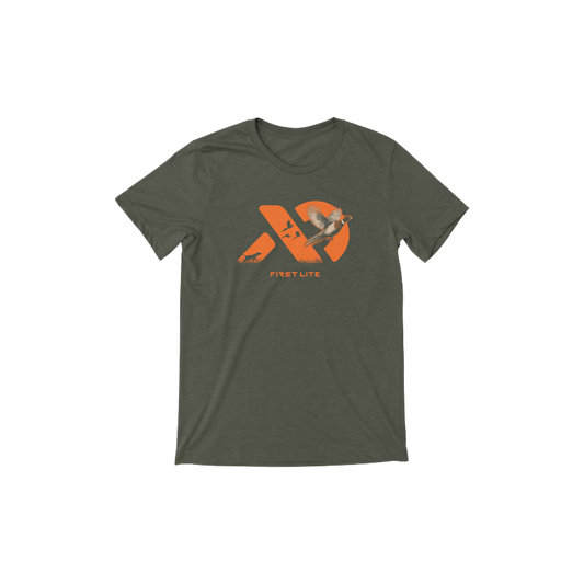 FIRST LITE ROOSTER T-SHIRT ARTICHOKE