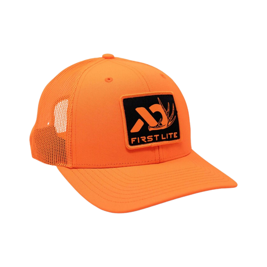 FIRST LITE WHITETAIL PATCH TRUCKER HAT IMAGE