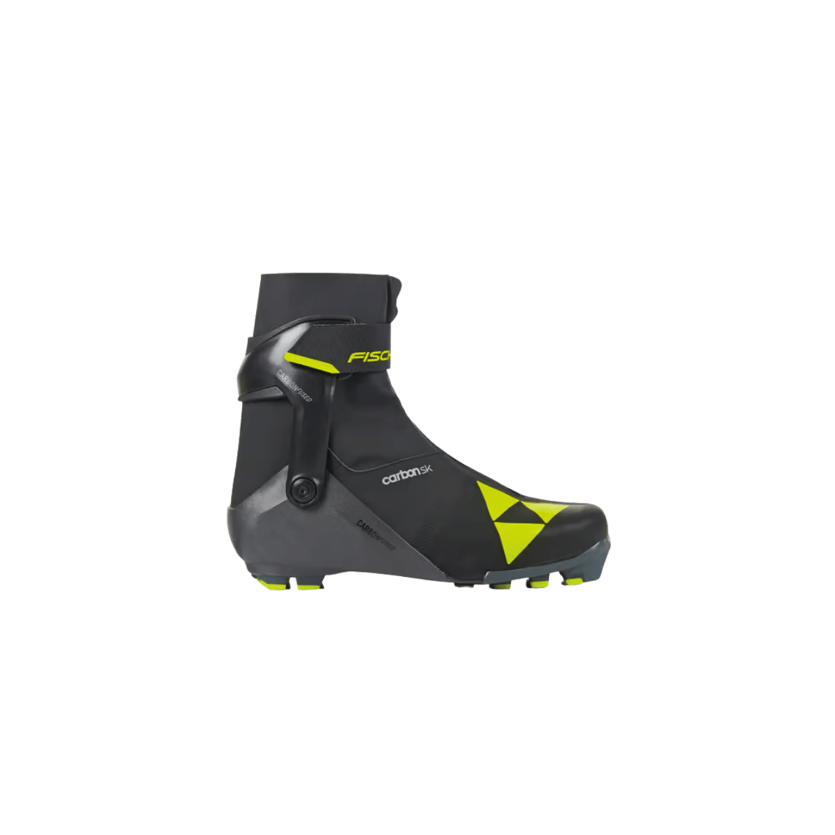 FISCHER SKIS CARBON SKATE XC BOOT BLACK YELLOW