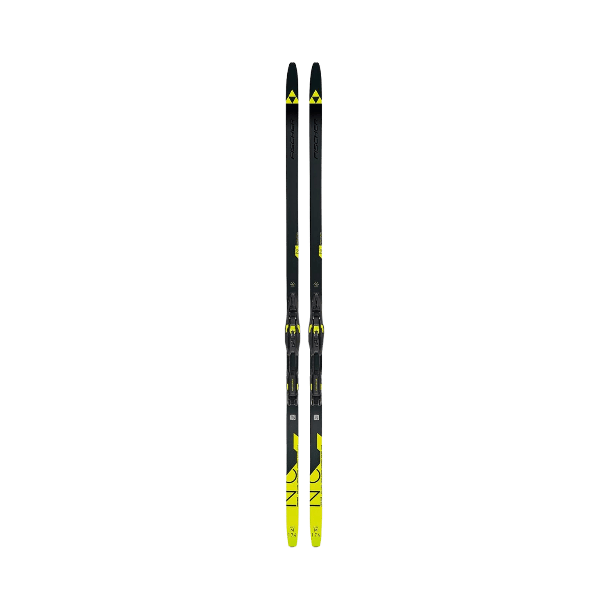 FISCHER SKIS ORBITTER CROWN XC SKI BLACK AND YELLOW