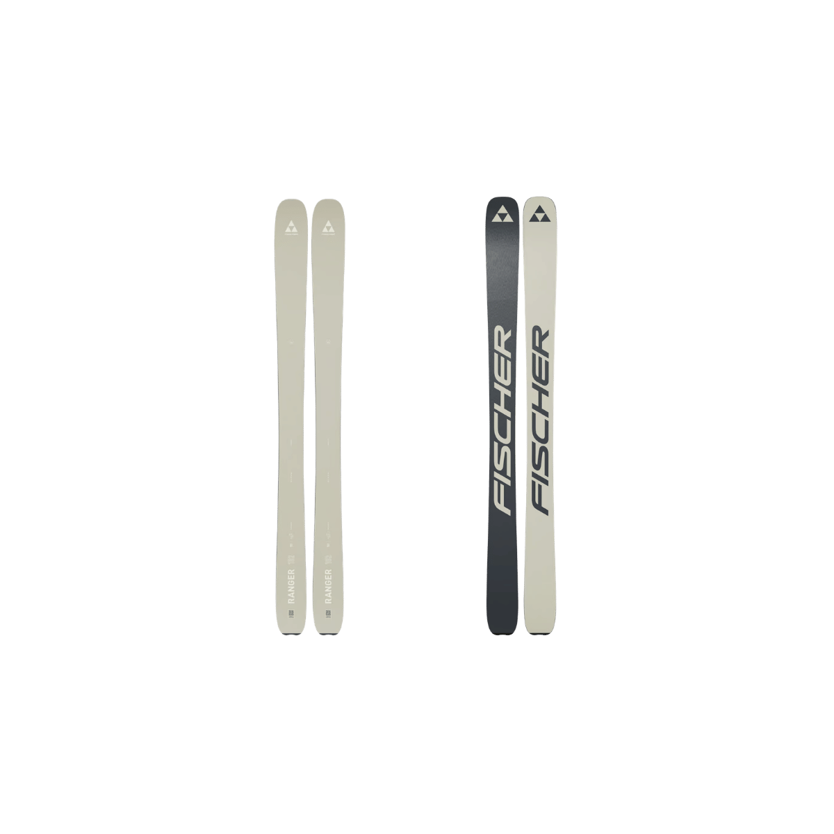 FISCHER SKIS RANGER 102 SKIS BLACK BEIGE