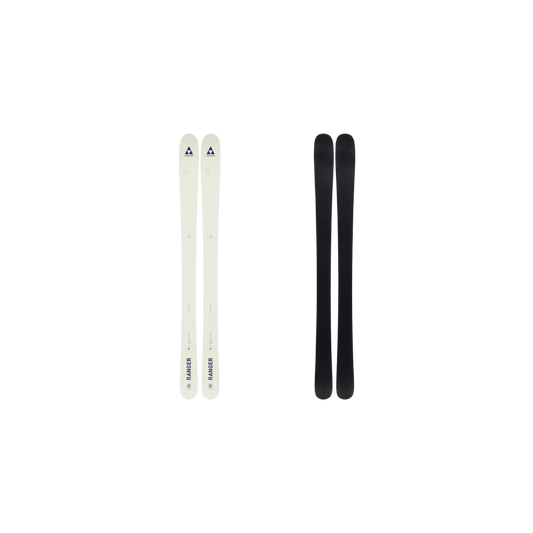 FISCHER SKIS RANGER SAND SKIS BLACK AND WHITE