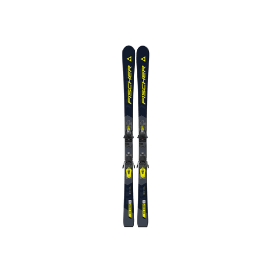 FISCHER SKIS RC COMP SKI BLACK AND YELLOW