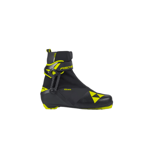 FISCHER SKIS RCS SKATE XC BOOT BLACK YELLOW