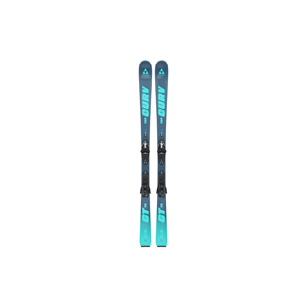 FISCHER SKIS THE CURVE GT76 SKIS TEAL