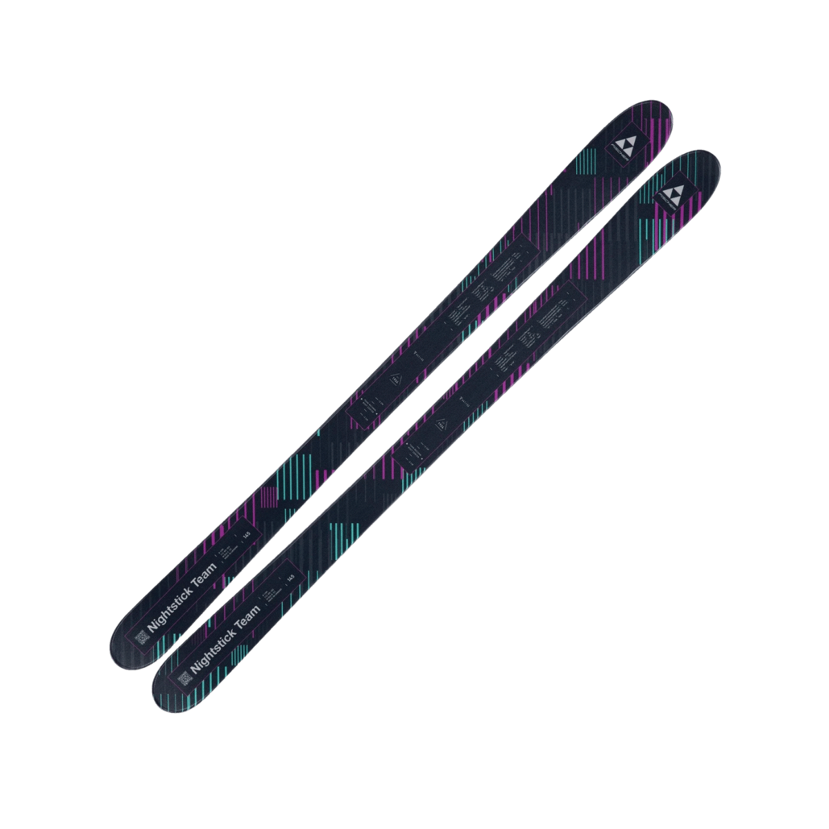 FISCHER SKIS YOUTH NIGHTSTICK JR TEAM SKIS NAVY PINK