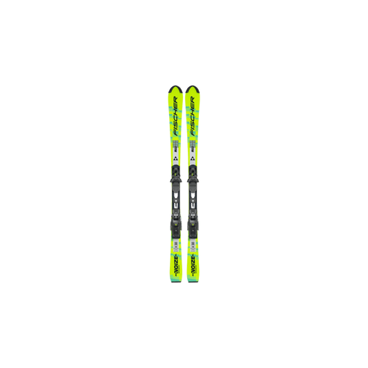 FISCHER SKIS YOUTH RC4 JR SL SKI YELLOW