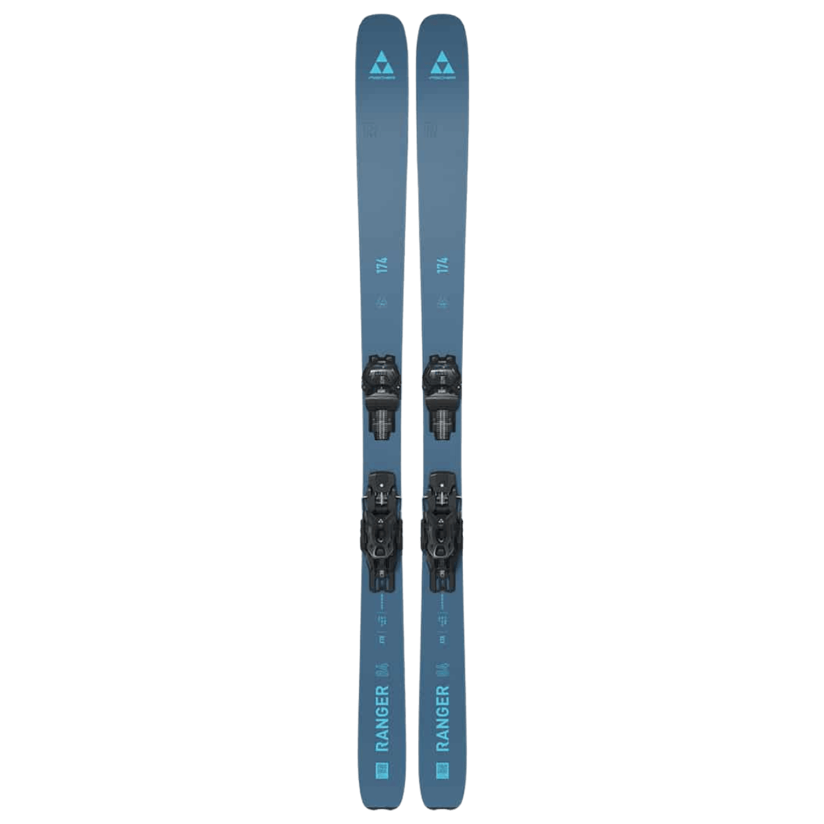 FISCHER RANGER 84 SKIS + FISCHER ATTACK 11 GW BINDINGS 2025/2026 - FRONT ANGLE