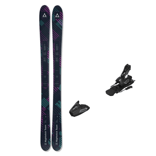 FISCHER NIGHTSTICK TEAM JUNIOR SKIS (135-155) + ATOMIC COLT 7 BINDINGS 2025/2026