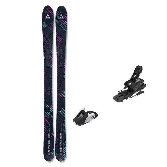 FISCHER NIGHTSTICK TEAM JUNIOR SKIS (145-155) + SALOMON L7 BINDINGS 2025/2026