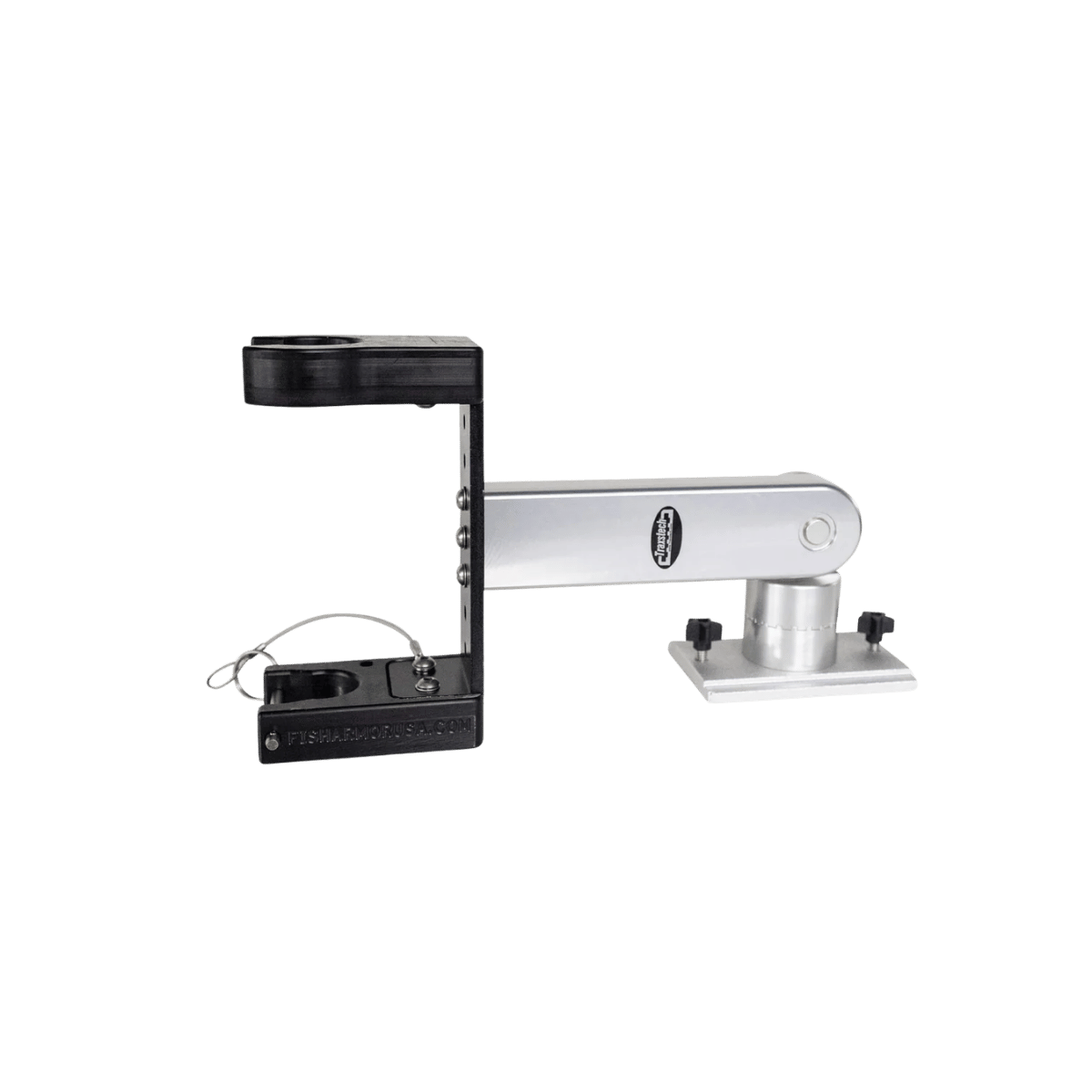 FISH ARMOR POLE BOAT MOUNT SILVER