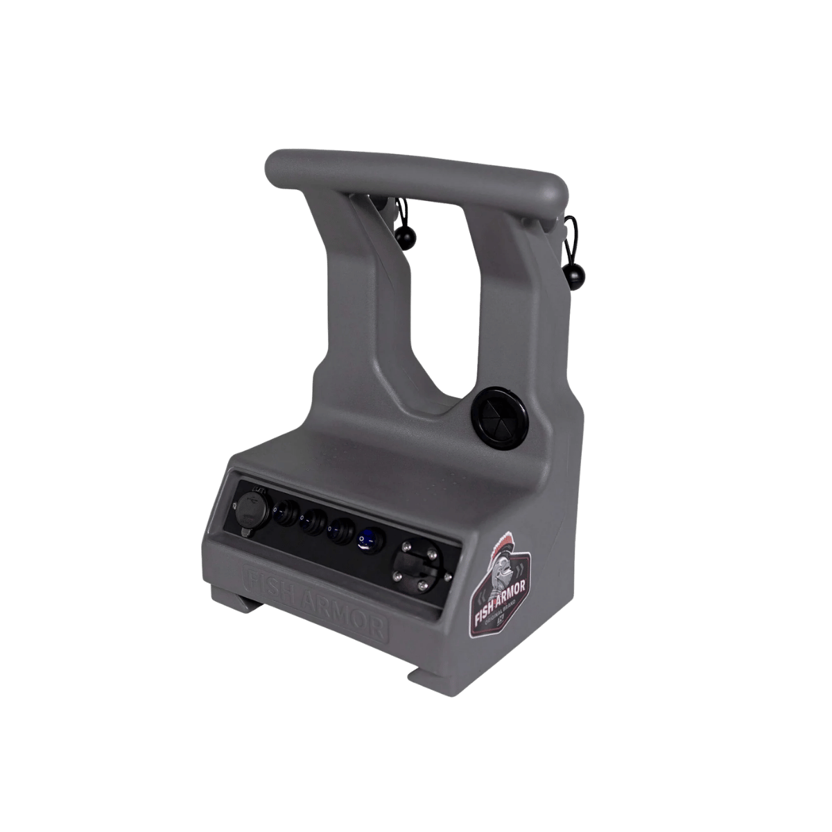 FISH ARMOR PRO ULTRA LITE, GRAY, FRONT ANGLE, SIDE LOGO