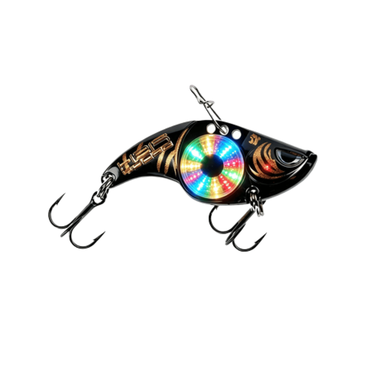 FISH DADDY DIRTY BOMB BLACK TIGER BLINGKING MULTI LED