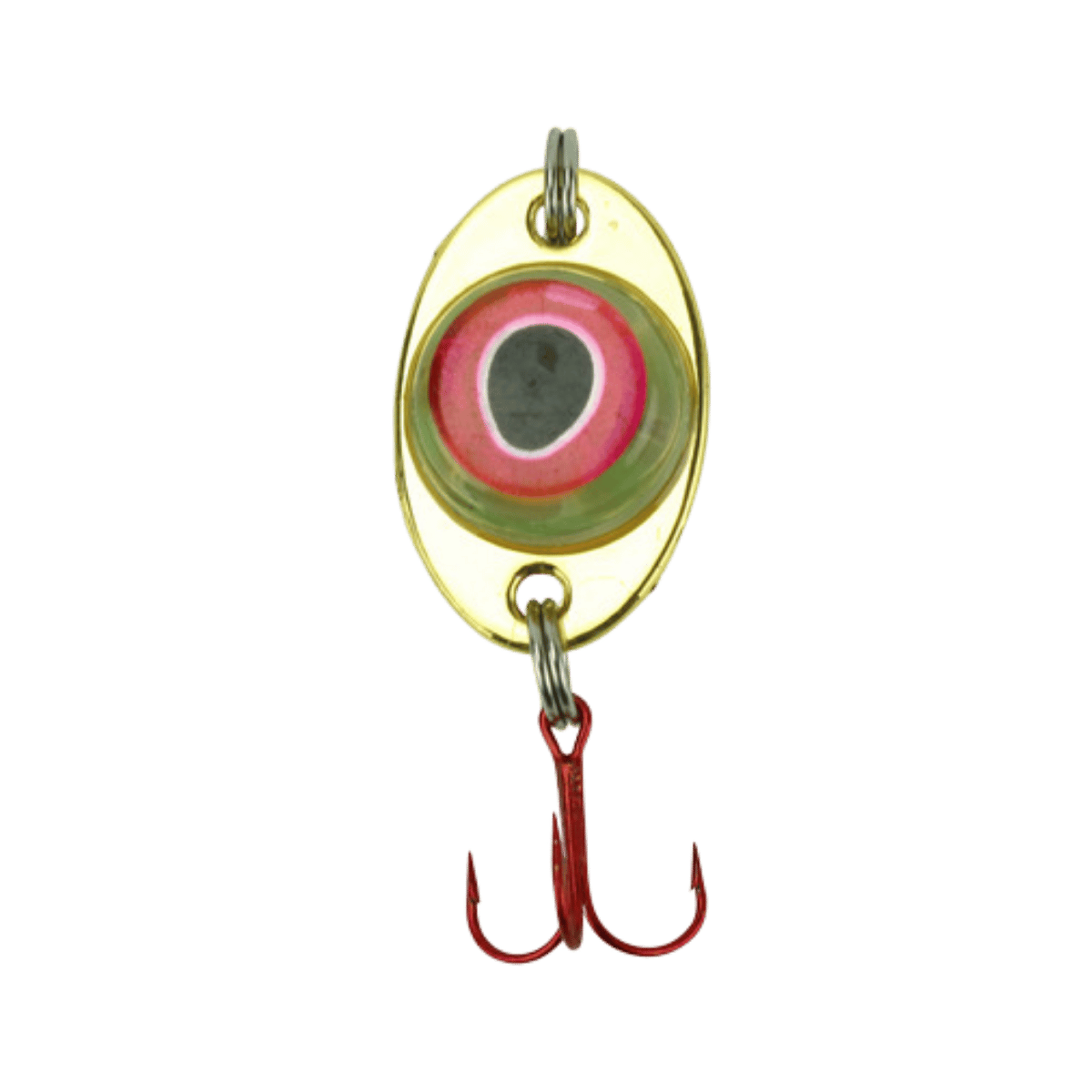FISH DADDY DIRTY BOMB GOLD SPOON 1/4OZ BLNK PINK LED