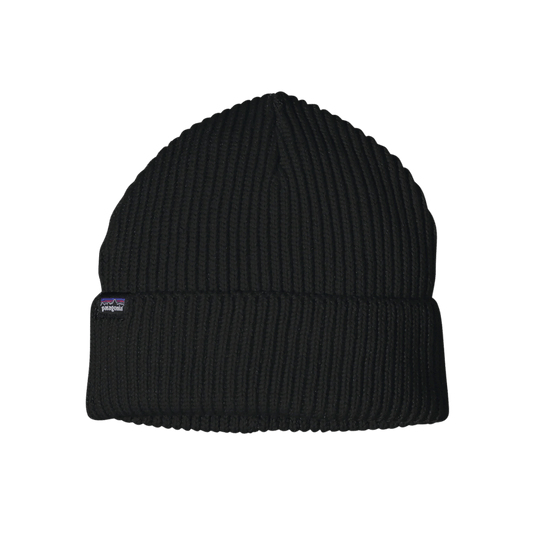 PATAGONIA FISHERMANS ROLLED BEANIE - BLACK - ONE SIZE