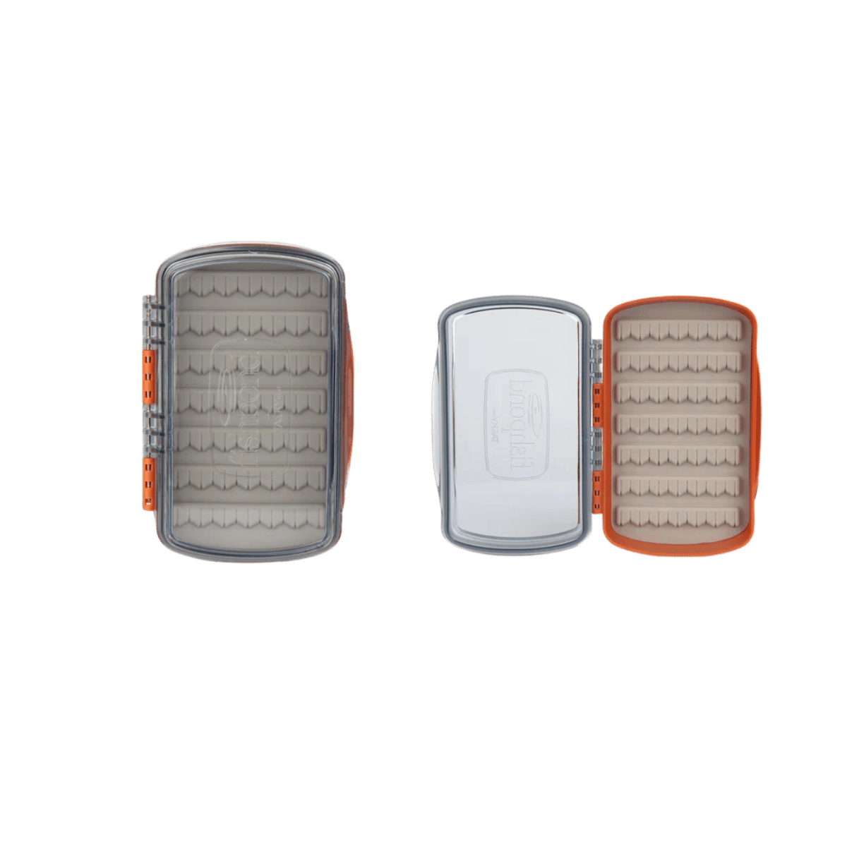 FISHPOND TACKY PESCADOR FLY BOX CLEAR BURNT ORANGE