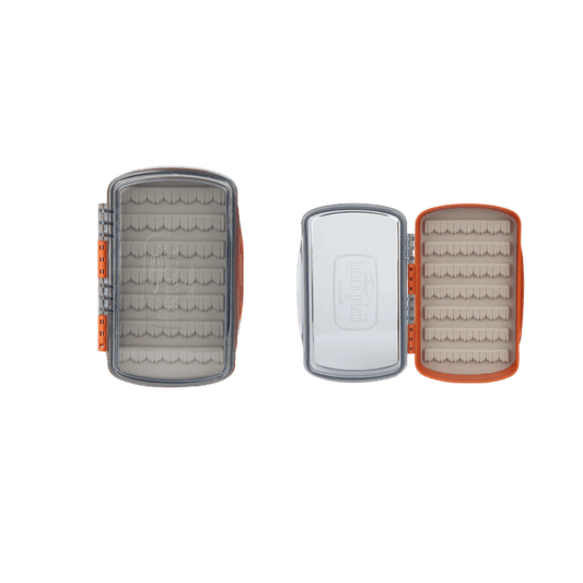 FISHPOND TACKY PESCADOR FLY BOX CLEAR BURNT ORANGE