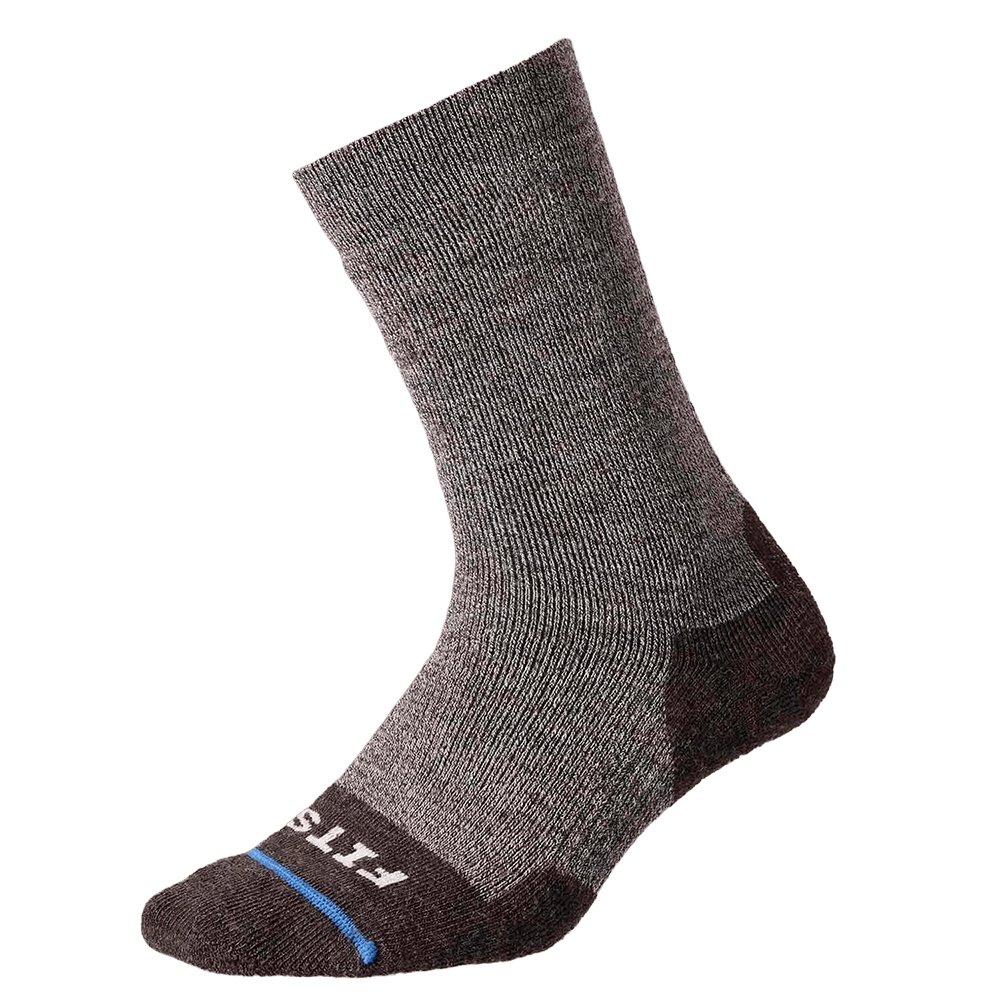 FITS SOCKS ORIGINAL FULL CUSHION CREW- BROWN