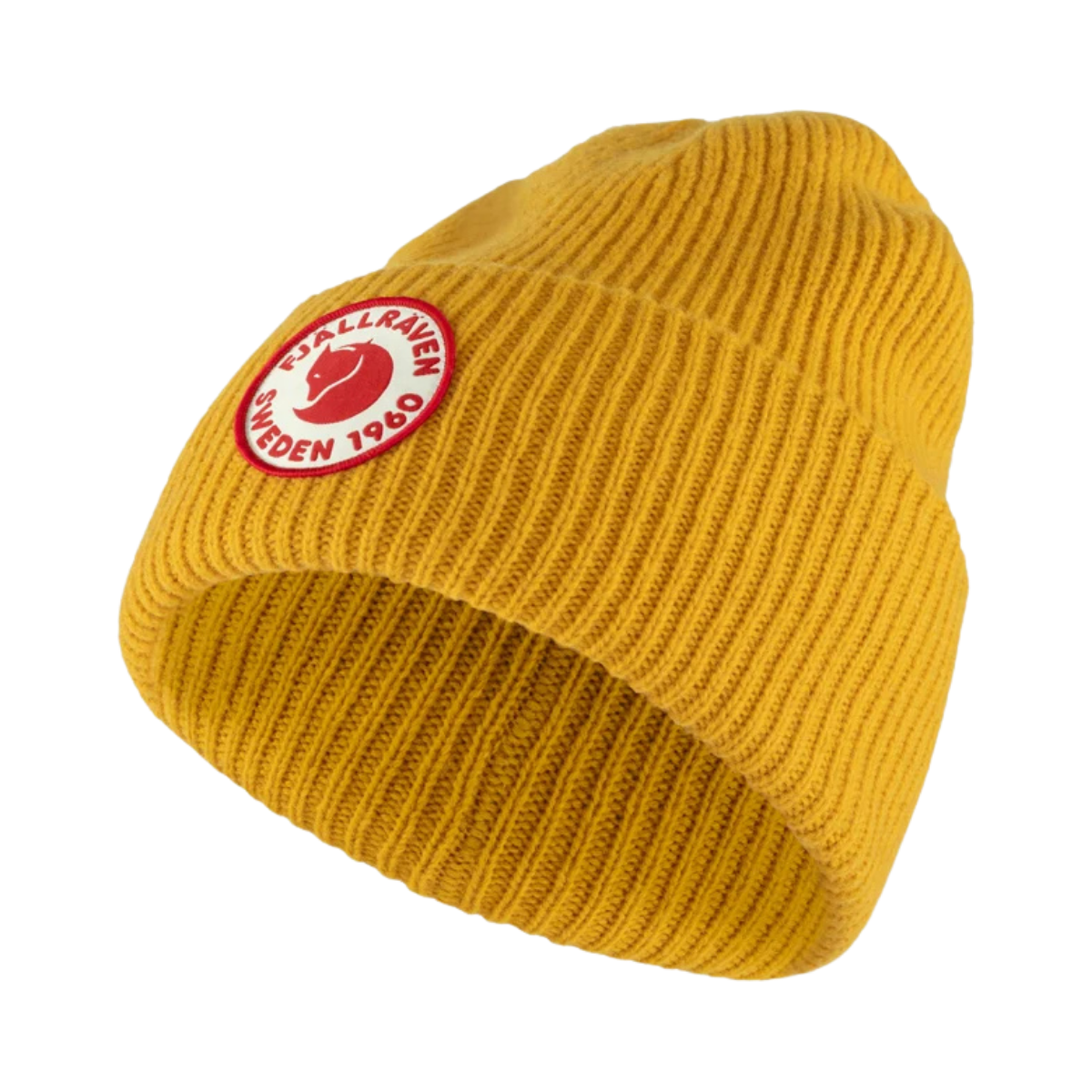 FJALLRAVEN 1960 LOGO HAT MUSTARD YELLOW