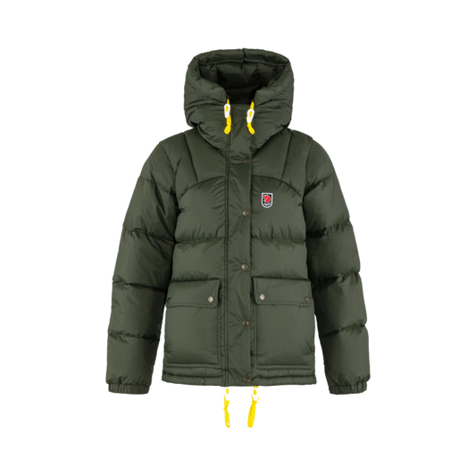 FJALLRAVEN W EXPEDITION DOWN LITE JKT DEEP FOREST