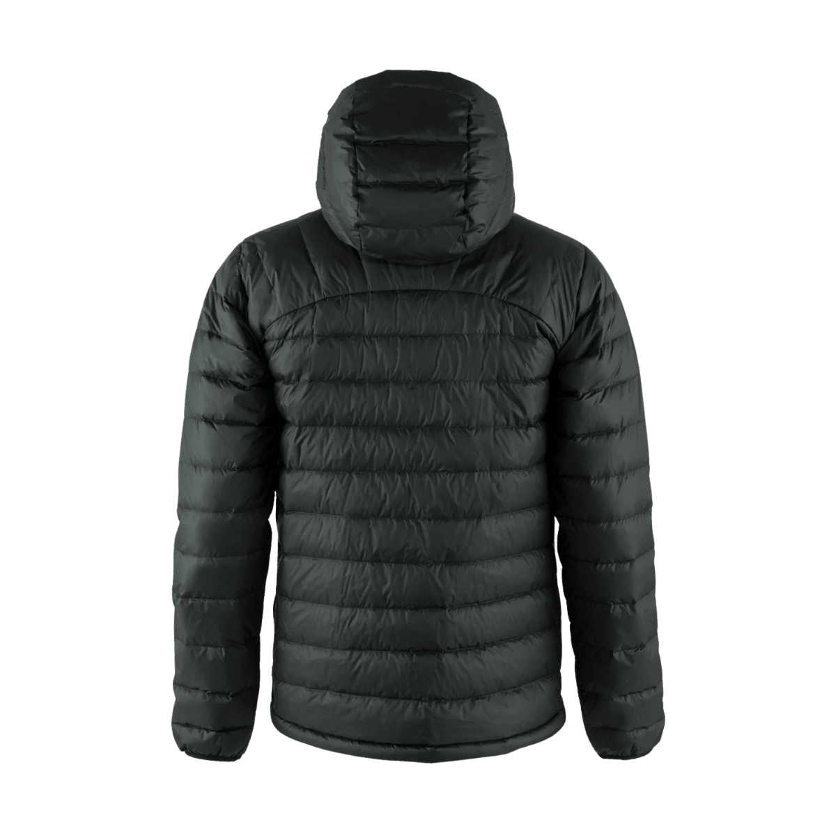 FJALLRAVEN MEN'S EXPEDITION PACK DOWN HOODIE - BLACK - BACK