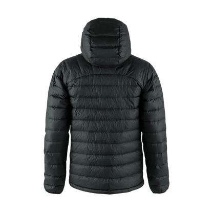 FJALLRAVEN MEN'S EXPEDITION PACK DOWN HOODIE - BLACK - BACK