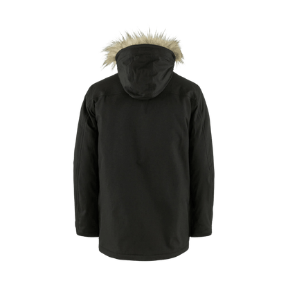 FJALLRAVEN MEN'S NUUK LITE PARKA - BLACK - BACK