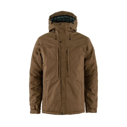 FJALLRAVEN MEN'S SKOGSÖ PADDED JACKET - DARK OAK - FRONT VIEW