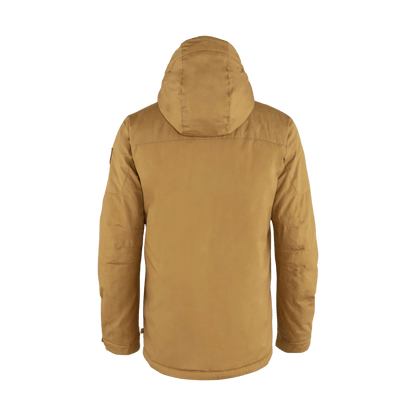 FJALLRAVEN MEN'S SKOGSÖ PADDED JACKET - BUCKWHEAT/BROWN - BACK VIEW