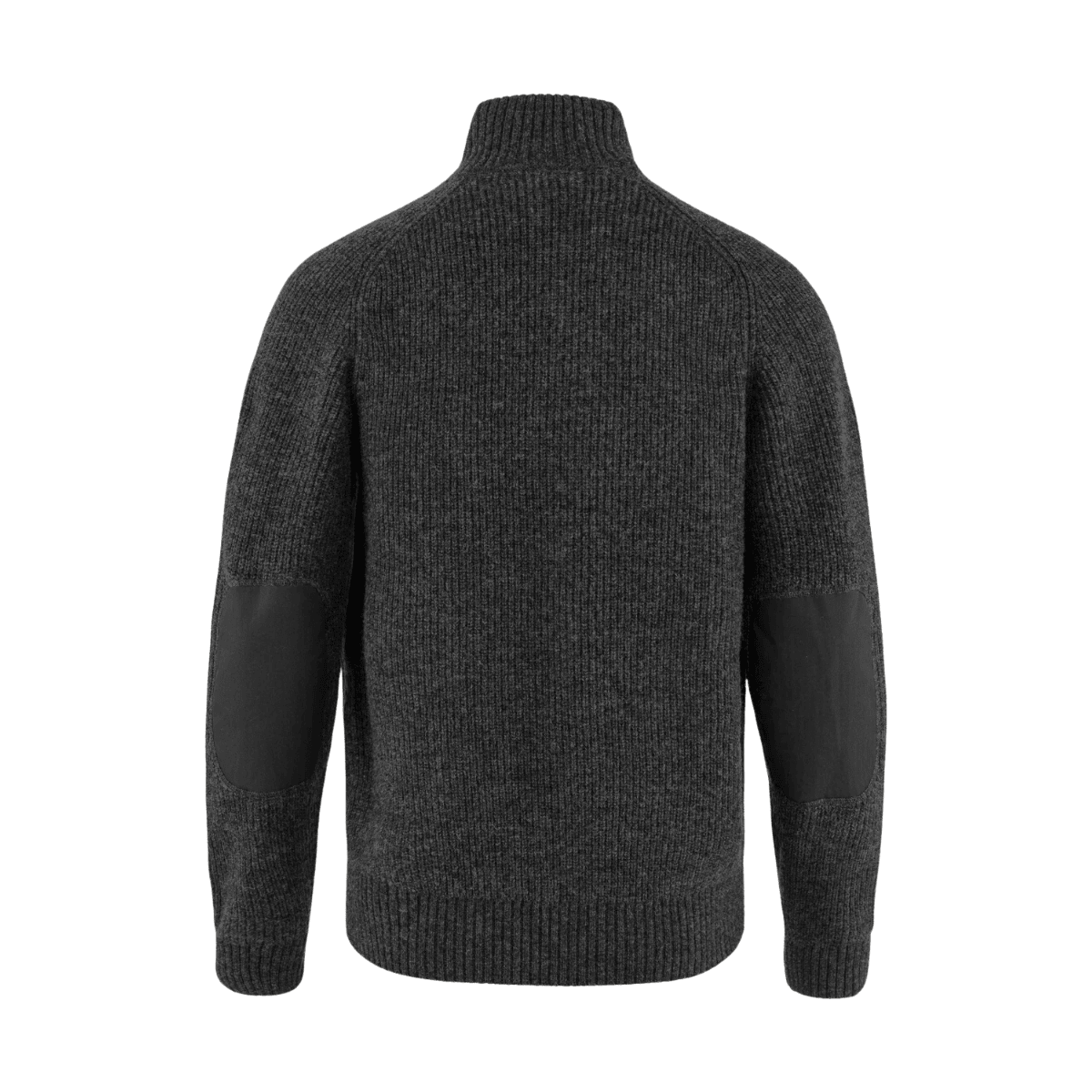 FJALLRAVEN MEN'S ÖVIK ZIP CARDIGAN KNIT SWEATER - DARK GREY - BACK