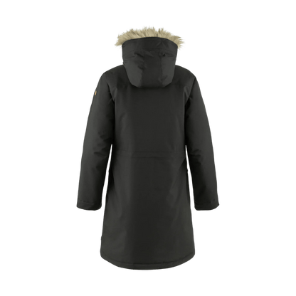 FJALLRAVEN WOMEN'S NUUK LITE PARKA - BLACK - BACK