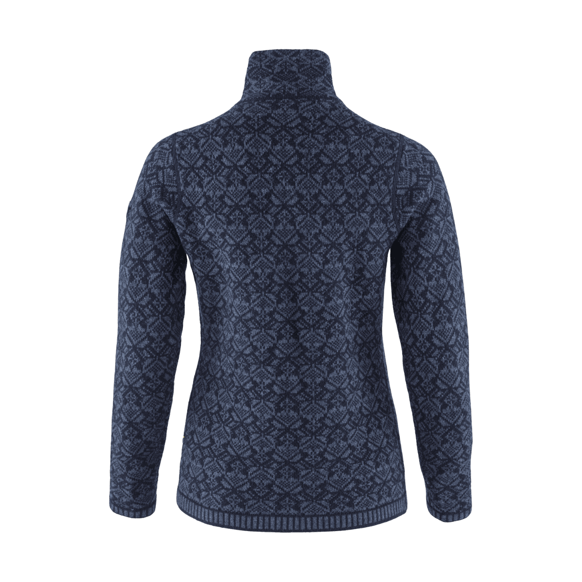 FJALLRAVEN WOMEN'S SNOW CARDIGAN - DARK NAVY - BACK
